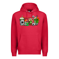 Cardinal soccer coffee cups Premium Hoodie - AdoDesignShop