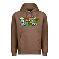 Chestnut soccer coffee cups Premium Hoodie - AdoDesignShop