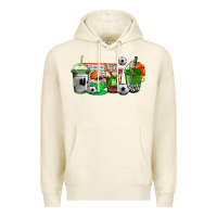 Sandshell soccer coffee cups Premium Hoodie - AdoDesignShop