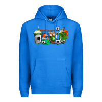 True Royal soccer coffee cups Premium Hoodie - AdoDesignShop