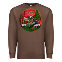 Chestnut Baby Cow Christmas Premium Sweatshirt - RanaPortraitStore