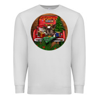 Dove Grey Baby Cow Christmas Premium Sweatshirt - RanaPortraitStore