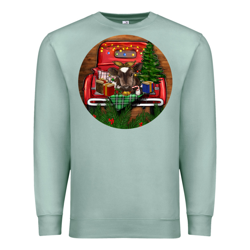 Baby Cow Christmas Premium Sweatshirt by RanaPortraitStore | Teevron
