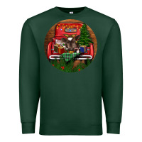 Sports Green Baby Cow Christmas Premium Sweatshirt - RanaPortraitStore