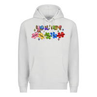 Dove Grey you are loved autism Premium Hoodie - JahusDesignShop