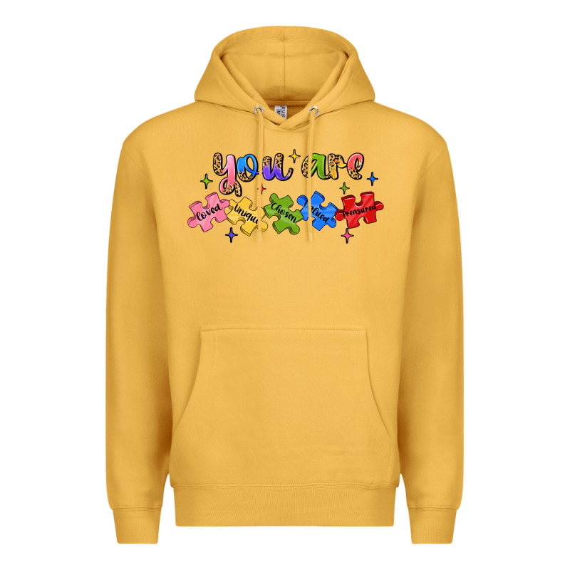 You Are Loved Autism Premium Hoodie by JahusDesignShop | Teevron