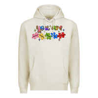 Oatmeal Heather you are loved autism Premium Hoodie - JahusDesignShop