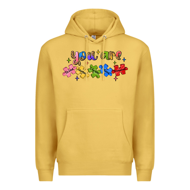 You Are Loved Autism Premium Hoodie by JahusDesignShop | Teevron