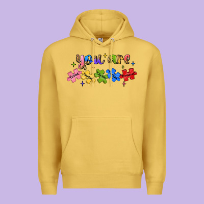 You Are Loved Autism Premium Hoodie Designed By Jahusdesignshop