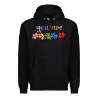 Black you are loved autism Premium Hoodie - JahusDesignShop