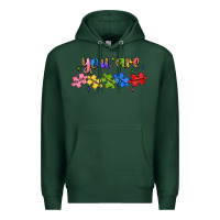 Sports Green you are loved autism Premium Hoodie - JahusDesignShop