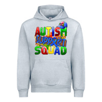 Heather Grey autısm support squad Urban Hoodie - AdoDesignShop