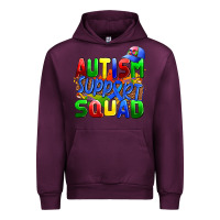 Mauve Wine autısm support squad Urban Hoodie - AdoDesignShop