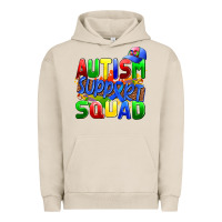 Pigment French Oak autısm support squad Urban Hoodie - AdoDesignShop