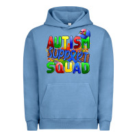 Pigment Pebble Blue autısm support squad Urban Hoodie - AdoDesignShop