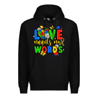 Black love needs no words Premium Hoodie - JahusDesignShop