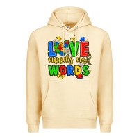 Pina Colada love needs no words Premium Hoodie - JahusDesignShop