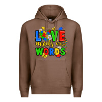 Chestnut love needs no words Premium Hoodie - JahusDesignShop
