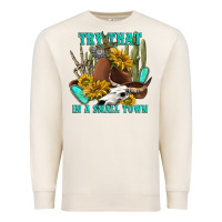 Sandshell try that in a small town Premium Sweatshirt - texasbilliewilder
