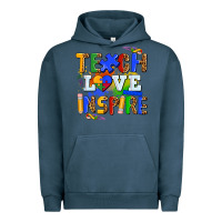 Pigment Midnight Navy teach love inspire Urban Hoodie - AdoDesignShop