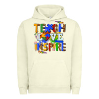 Pigment Pistachio teach love inspire Urban Hoodie - AdoDesignShop