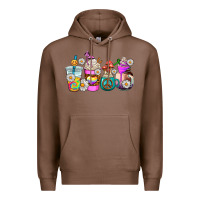 Chestnut hippie coffee cups Premium Hoodie - AdoDesignShop