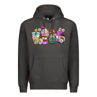 Smoke hippie coffee cups Premium Hoodie - AdoDesignShop