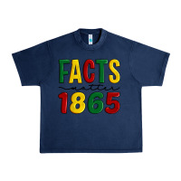Navy facts matter 1865 Urban Heavy Tee - Artiststas