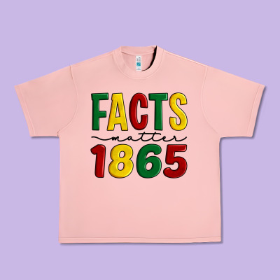 Facts Matter 1865 Urban Heavy Tee Designed By Artiststas