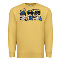 Antique Gold police gnomes Premium Sweatshirt - Zillion Design Studio