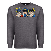 Charcoal Heather police gnomes Premium Sweatshirt - Zillion Design Studio
