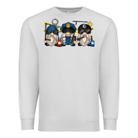 Dove Grey police gnomes Premium Sweatshirt - Zillion Design Studio
