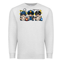Oatmeal Heather police gnomes Premium Sweatshirt - Zillion Design Studio