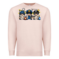 Pale Pink police gnomes Premium Sweatshirt - Zillion Design Studio