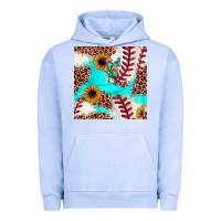 Pigment Grape Ice baseball leopard turquoise cactus sunflower seamless pattern Urban Hoodie - JahusDesignShop