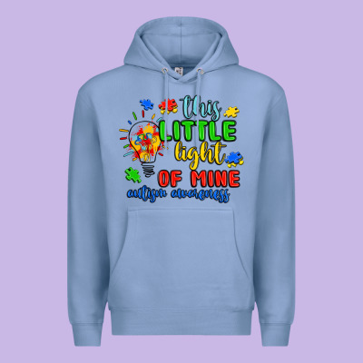 This Little Light Of Mine Autism Awareness Premium Hoodie Designed By Jahusdesignshop