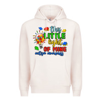 Pale Pink this little light of mine autism awareness Premium Hoodie - JahusDesignShop