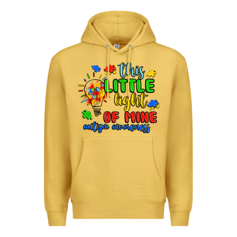 This Little Light Of Mine Autism Awareness Premium Hoodie by JahusDesignShop | Teevron