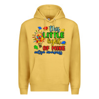 Antique Gold this little light of mine autism awareness Premium Hoodie - JahusDesignShop