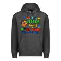 Charcoal Heather this little light of mine autism awareness Premium Hoodie - JahusDesignShop