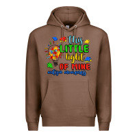 Chestnut this little light of mine autism awareness Premium Hoodie - JahusDesignShop