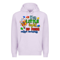 Lilac this little light of mine autism awareness Premium Hoodie - JahusDesignShop