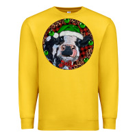 Baby Cow Christmas Premium Sweatshirt | Teevron