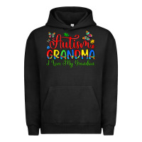 Pigment Black autism grandma i love my grandson Urban Hoodie - Artiststas