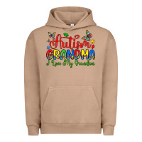 Pigment Burro autism grandma i love my grandson Urban Hoodie - Artiststas
