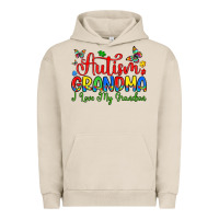 Pigment French Oak autism grandma i love my grandson Urban Hoodie - Artiststas