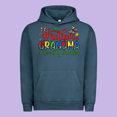 Autism Grandma I Love My Grandson Urban Hoodie Designed By Artiststas