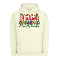 Pigment Pistachio autism grandma i love my grandson Urban Hoodie - Artiststas