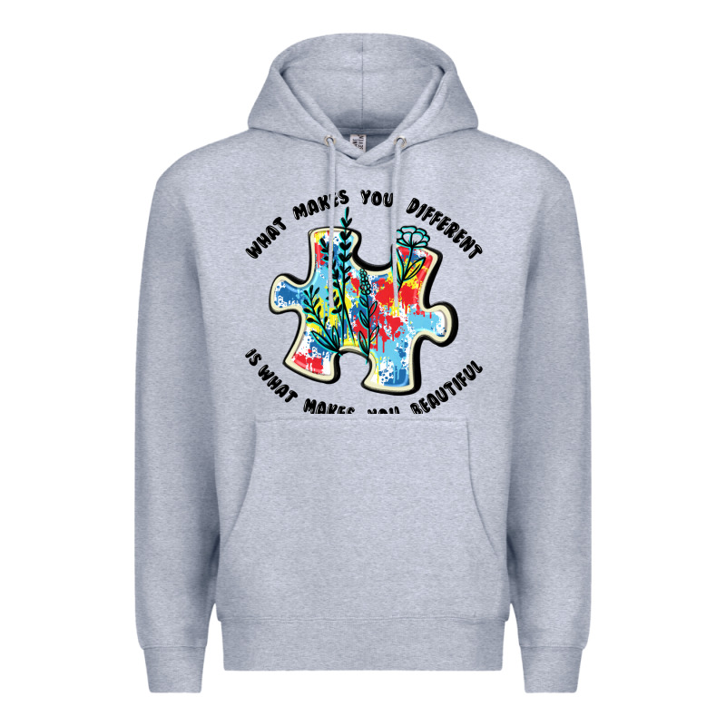 What Makes You Different Is What Makes You Beautif Premium Hoodie by JahusDesignShop | Teevron
