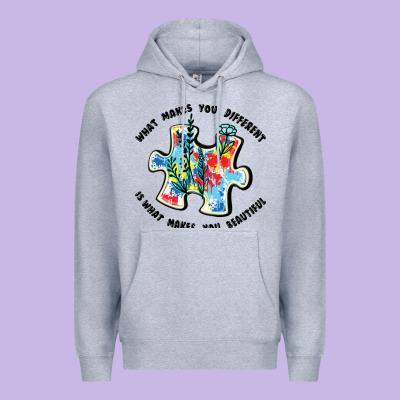 What Makes You Different Is What Makes You Beautif Premium Hoodie Designed By Jahusdesignshop